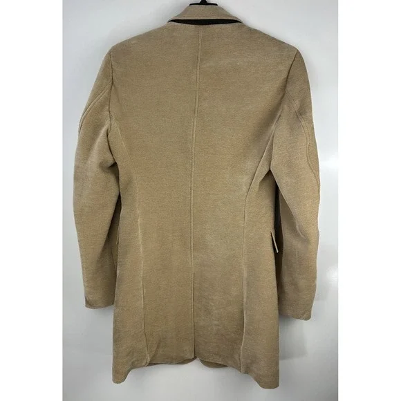 Paisley & Gray Mens XL Tan Soft Ribbed Knit Sport Coat Blazer Slim Fit *Flawed* - Picture 8 of 16